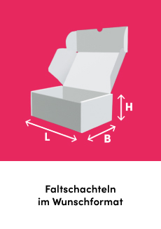 Faltschachteln im Wunschformat